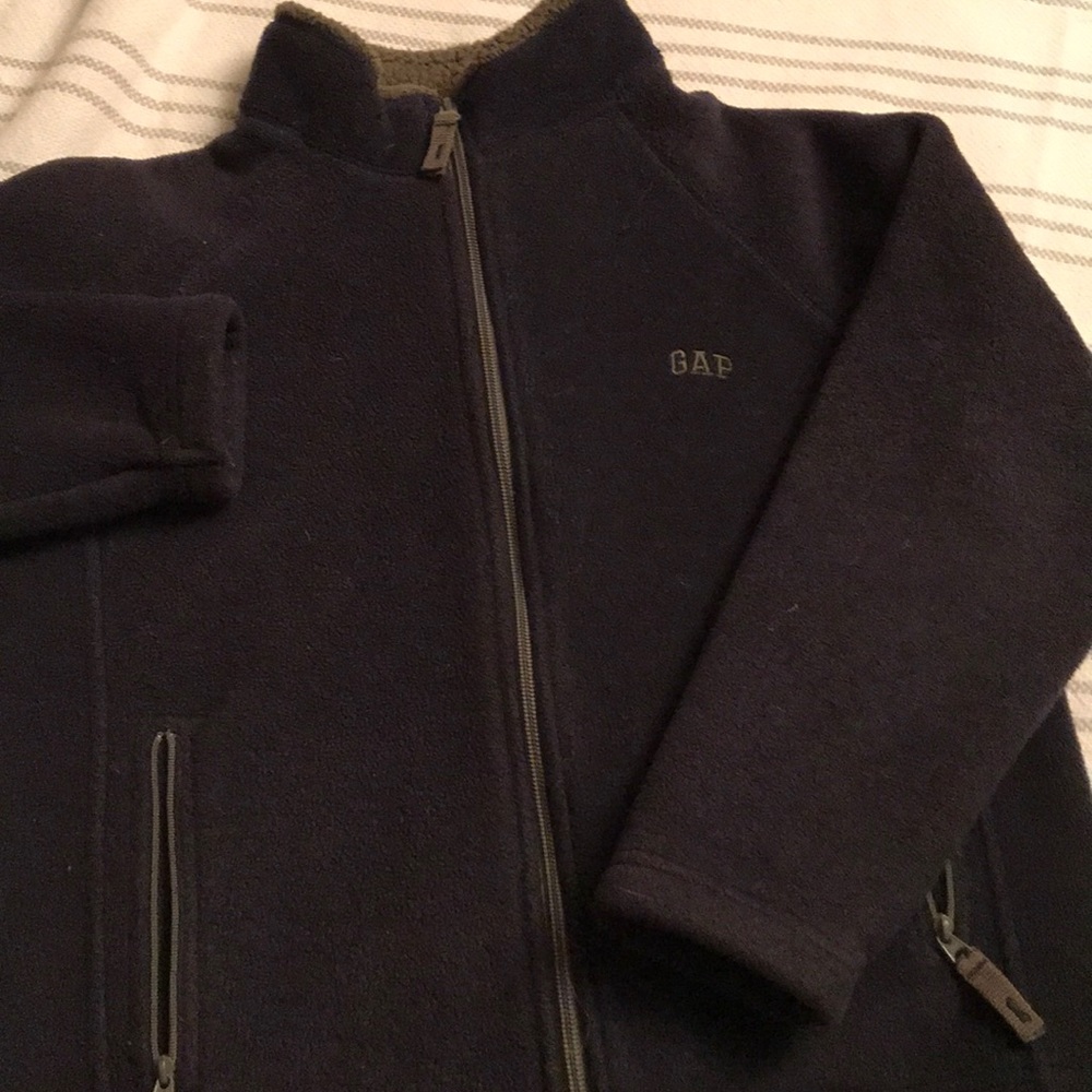 Navy heavy fleece GAP jacket